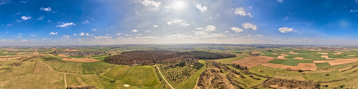 Panorama of the Mensfelder Kopf taken with the Phantom
